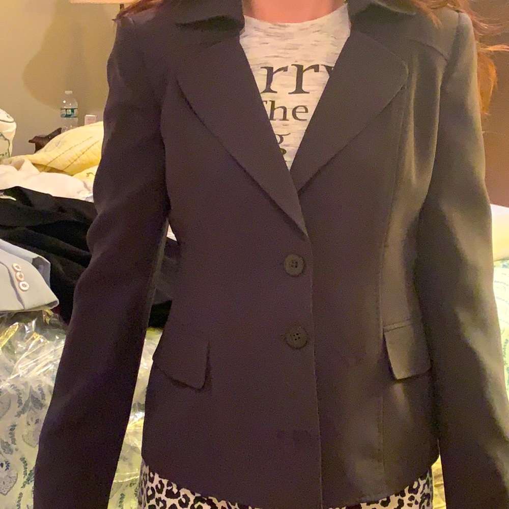 Anne klein black/grey blazer